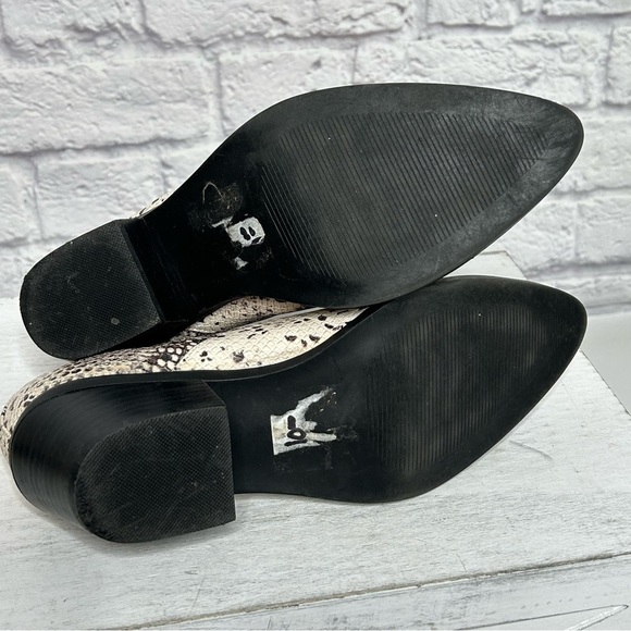 Steve Madden Lottie Snake Print Ankle Booties - Picture 14 of 15